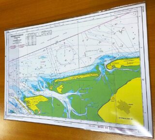 Hydrografische zeekaart Noorzee